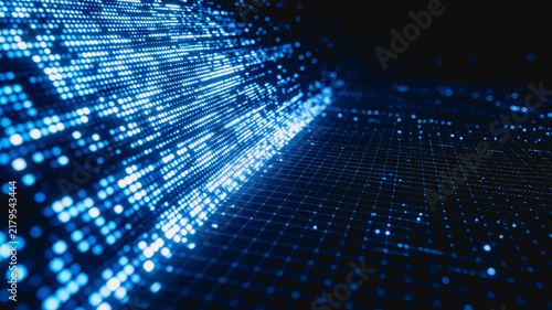Digital Particle Grid Representing Big Data and Network Technology