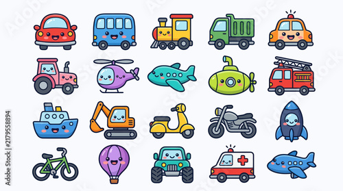 Kawaii transportation collection