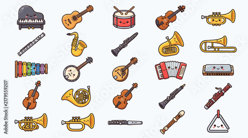 Musical instruments collection