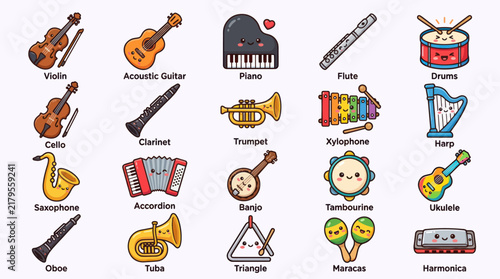 Musical instruments collection