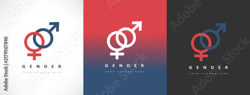 Male and female sex logo gender