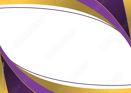purple golden border certificate vector frame design