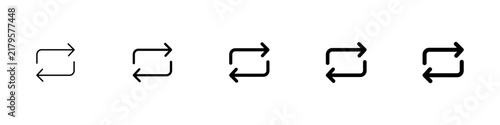 Foto Loop arrows icon