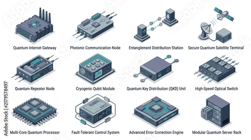 Collection of Isometric Quantum Technology Components and Devices.