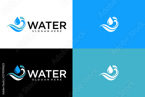 Fresh Water Flow Identity Logo Design