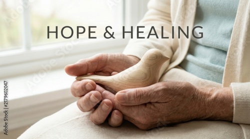 Comforting Hands Holding Tenderly for Hope and Emotional Healing
