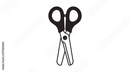 Scissors Minimalist Icon