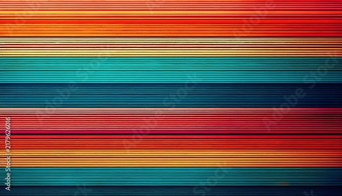Obraz na płótnie colorful striped pattern with horizontal lines