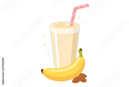 banana smoothie with banana