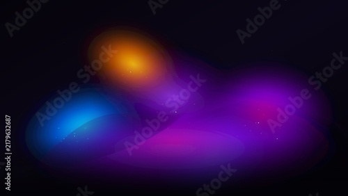 Cosmic Nebula Dust Abstract Background Illustration