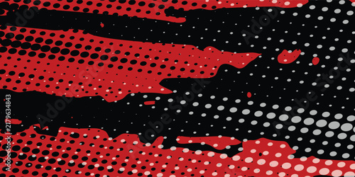 Abstract Grunge Halftone Background