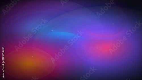 Bild auf Leinwand Abstract Glowing Nebulae and Cosmic Stardust Background