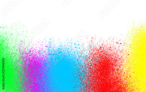 Canvastavla Vibrant Abstract Background Featuring A Dynamic Explosion Of Multi-Colored Spray