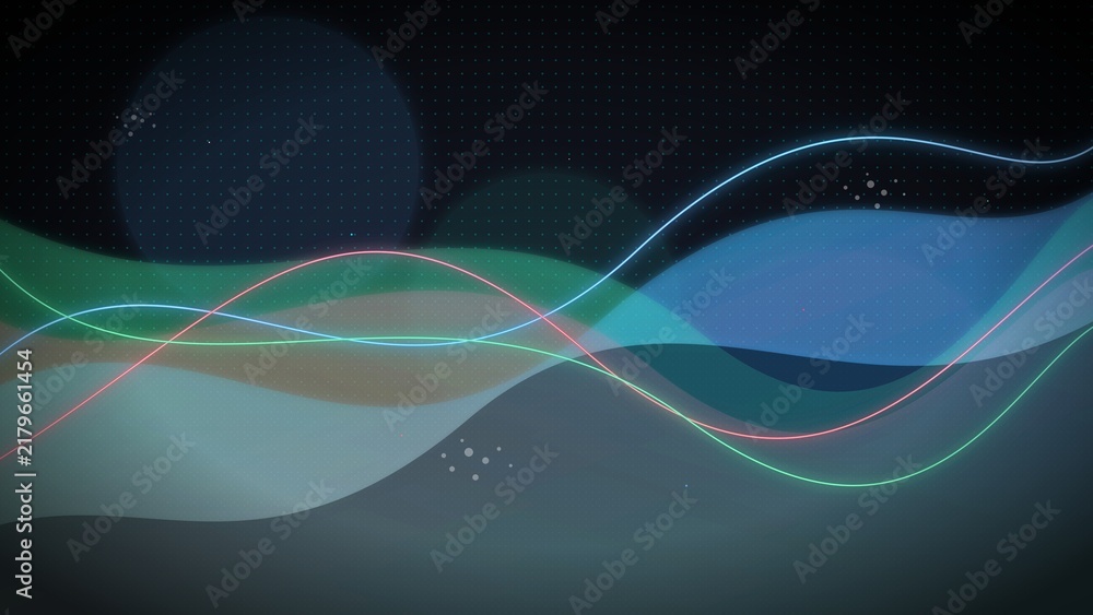 Fototapeta premium Abstract Halftone Wave Background with Dot Pattern Design
