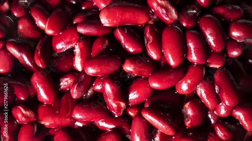 Red Beans Texture Close Up, Natural Legume Food Background