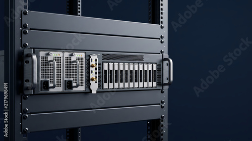 Rackmount server power distribution module with dual redundant supplies