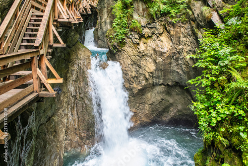 Fotografie The Sigmund Thun Gorge in Kaprun near Zell am see in Austria