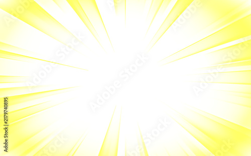 Abstract dynamic yellow background with rays, isolated on a transparent background. Easy to copy and use in your mockup. 