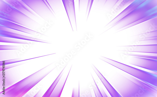 Abstract dynamic purple background with rays, isolated on a transparent background. Easy to copy and use in your mockup.