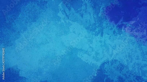 Rich blue grunge paint texture background with layered brush marks, distressed surface and artistic depth for modern branding, titles and creative motion graphics
