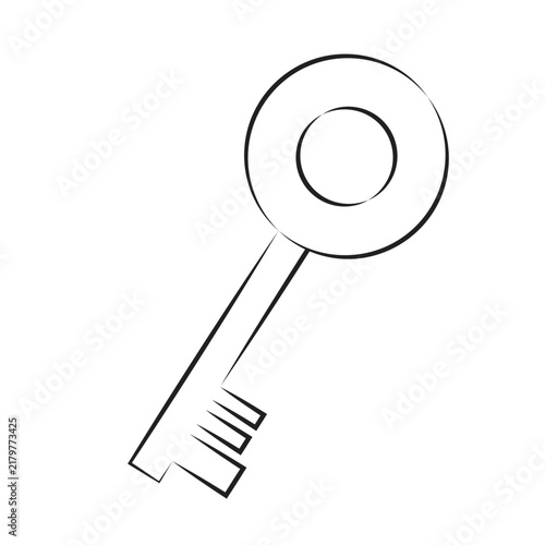Key icon set. Key vector icon. Key symbol