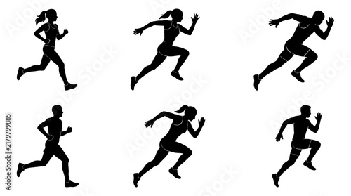 silhouettes of women