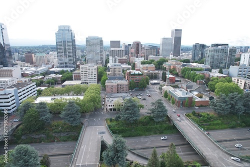 Принти на полотні Downtown SW Portland Oregon