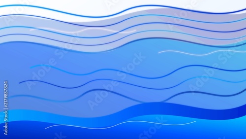 Abstract Geometric Flowing Waves Background
