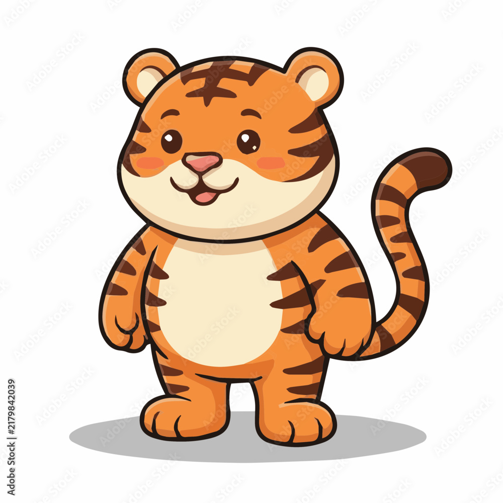Obraz premium Cute Tiger
