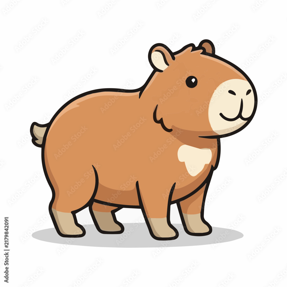 Obraz premium Capybara Art