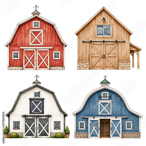 old wooden barn
