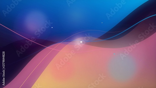 Foto Cosmic Nebular Flow: Vibrant Abstract Background