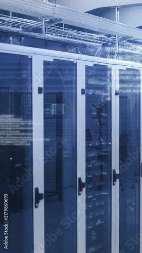 Animation of data processing over computer servers