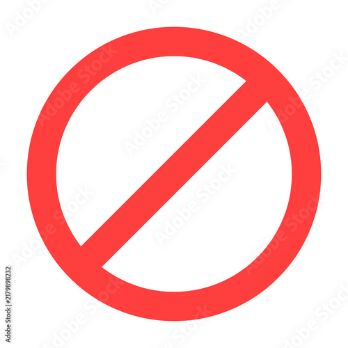 Red cross sign inside a circular border, generic , symbol for wrong choice, cancelled, or error