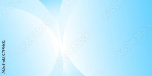 Cuadro en lienzo Abstract white and blue of gradient curves background