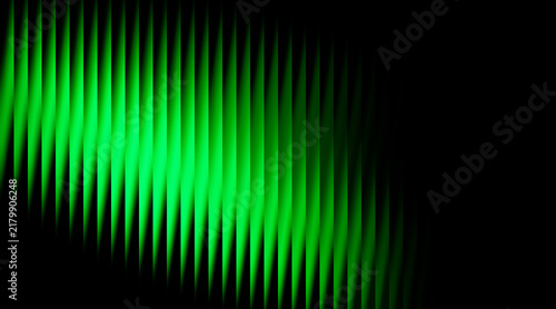 Green vertical stripes create a gradient effect with a dark background lines emerald chartreuse lime verdant abstract pattern texture graphic