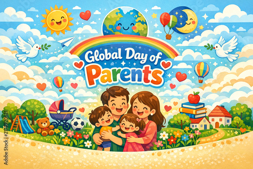 Global Day of Parents Illustration