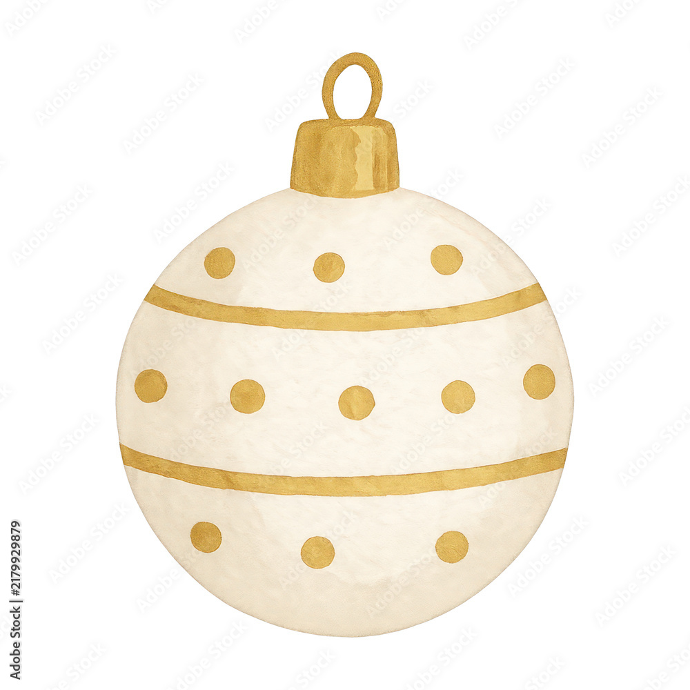 Obraz premium PNG Elegant gold polka dot ornament.