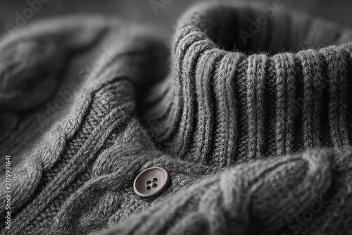 A high quality photo of a simple wool sweater capturing