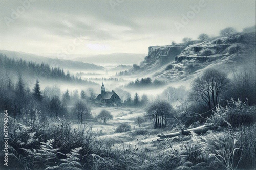 Valley mist ink