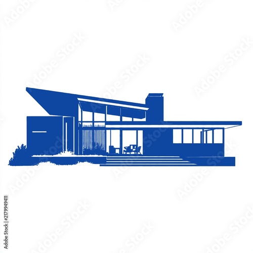 vector illustration of factory building