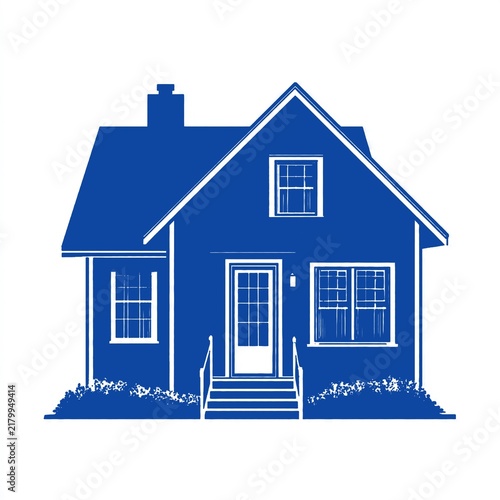 house on white
