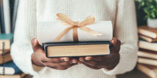 Warm and Inviting Gift of Knowledge: Beautifully Wrapped Books for Any Occasion