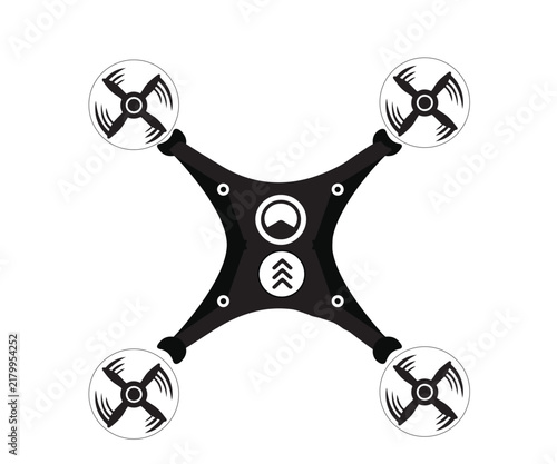 Flying Drone flat icon