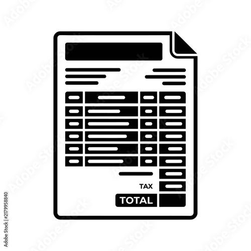 Tax Document with Financial Data and Calculations.