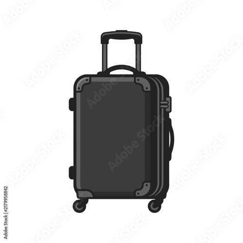 Travel Luggage Suitcase with Telescopic Handle and Wheels for Business and Leisure Trips.