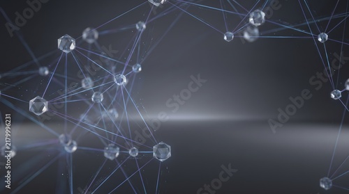 Futuristic 3D Digital Connectivity and Science Technology