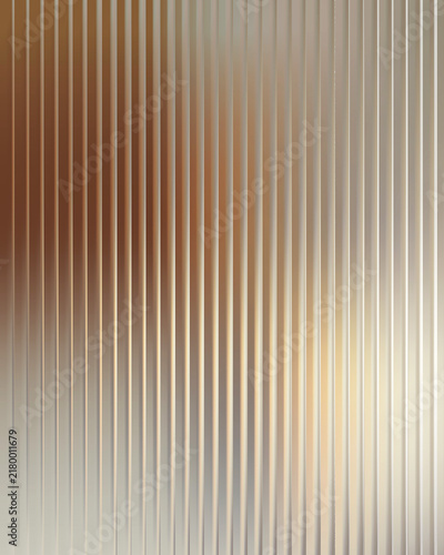 Vertical ribbed glass texture with soft warm and cool light gradients