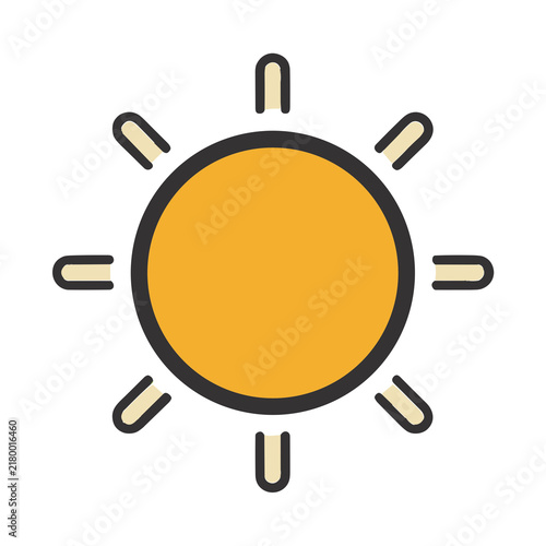 Stylized Sun Icon