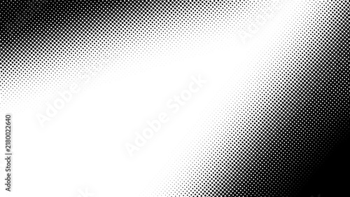 Fotografie Abstract conceptual halftone gradient texture digitally rendered, smoothly shift